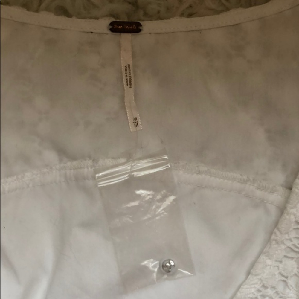 🌈Free People PRISCILLA WHITE CROCHET DRESS 🎉HOST PICK🥳 NWT - Picture 5 of 8